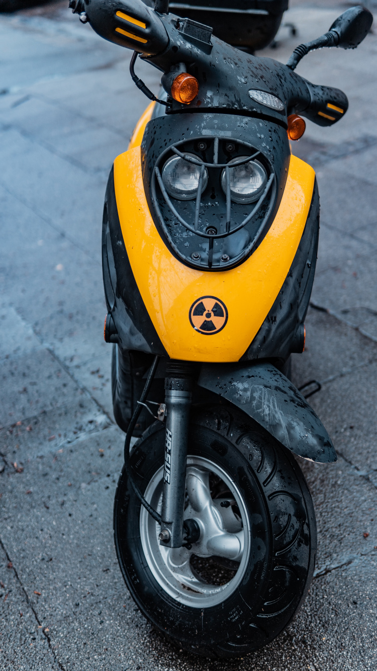 Обои велосипед, обод, спортивный мотоцикл, мотоцикл, колесо в разрешении 750x1334