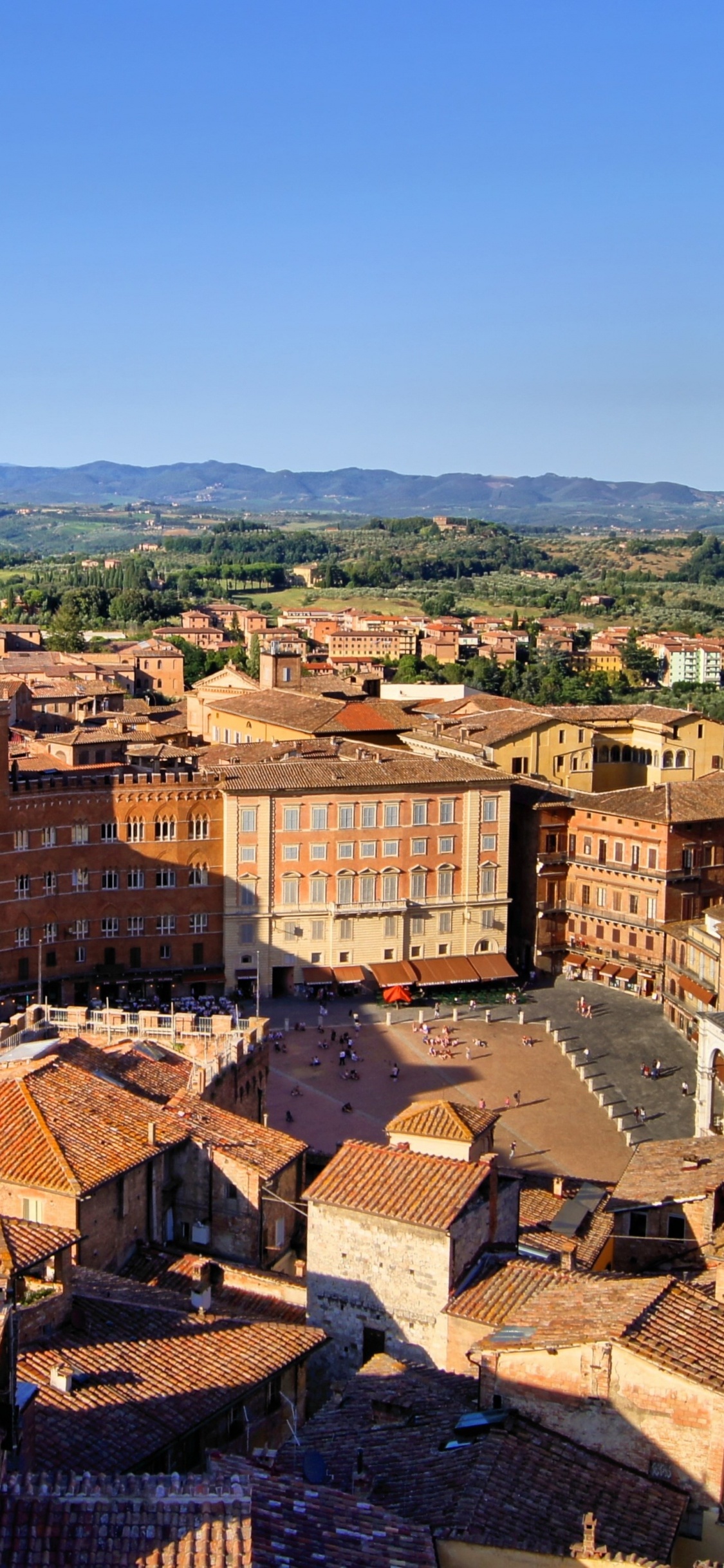 Обои Иль Кампо, ориентир, город, городок, историческое место в разрешении 1125x2436