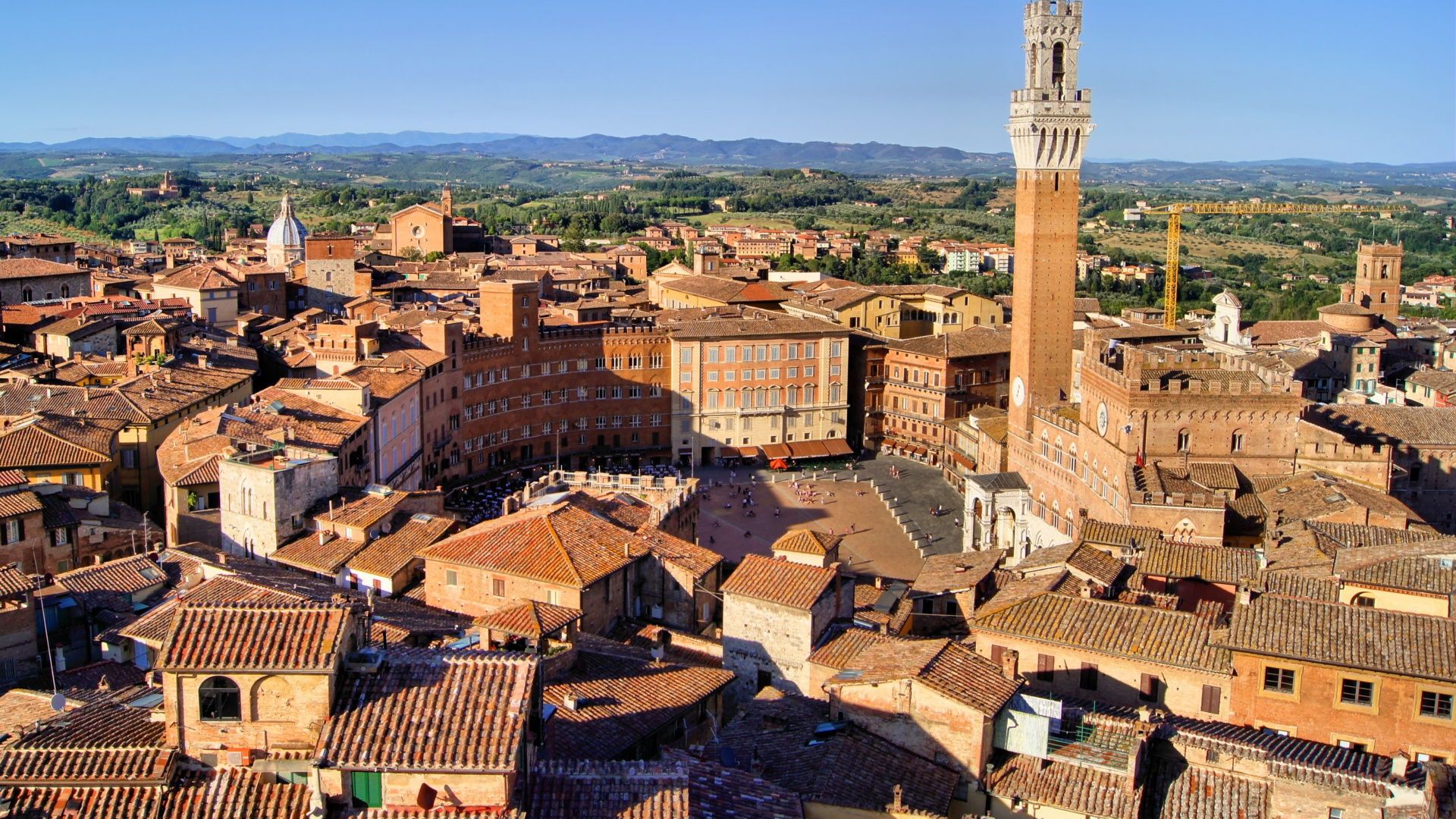 Обои Иль Кампо, ориентир, город, городок, историческое место в разрешении 1920x1080