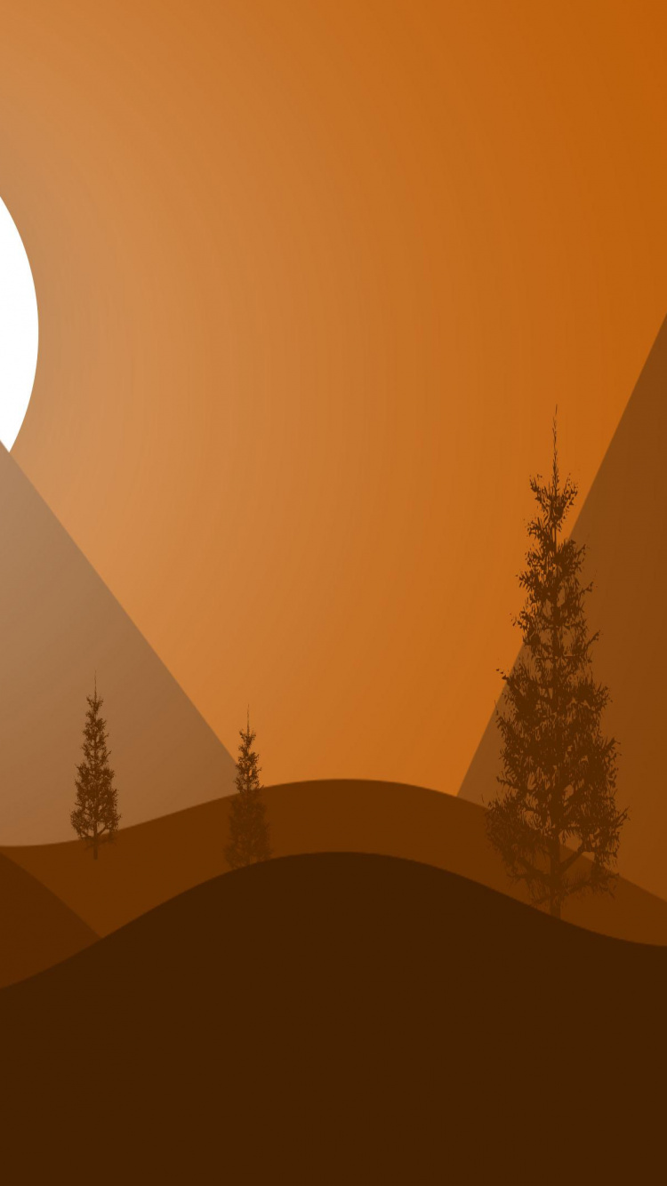 Обои природа, коричневый цвет, окружающая среда, пейзаж, лист в разрешении 750x1334