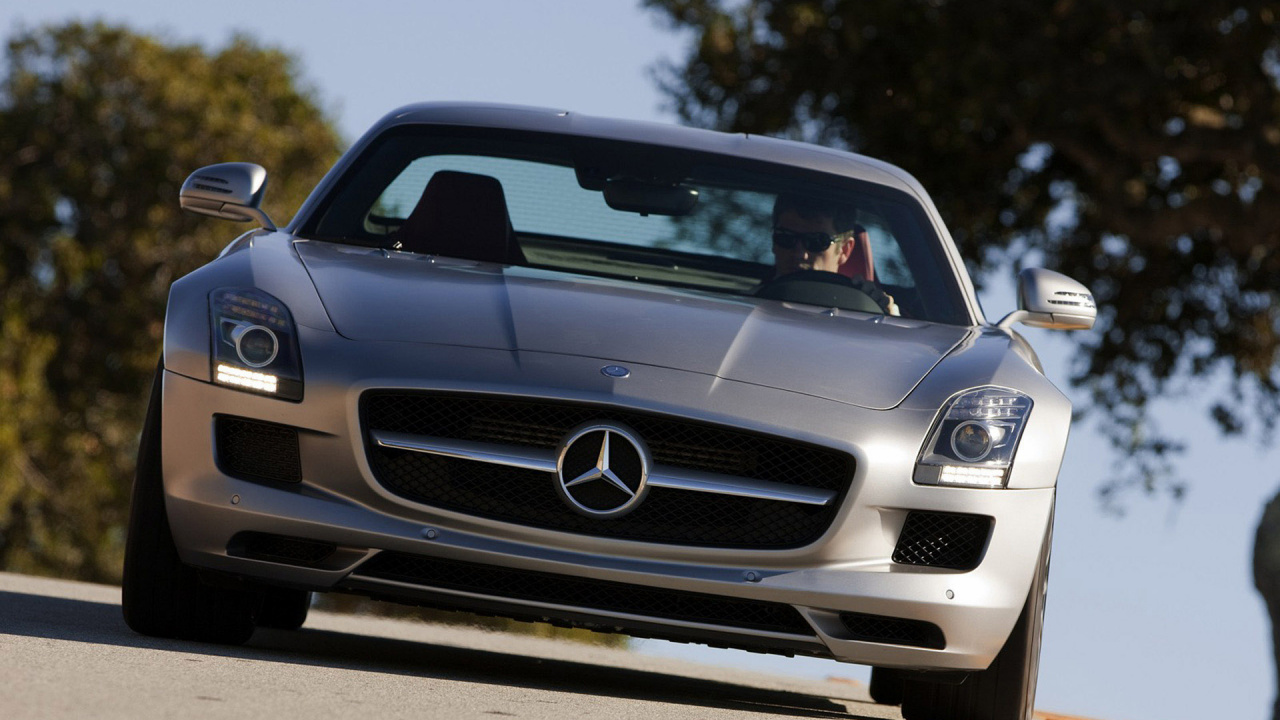 Обои авто, спорткар, mercedes benz sls amg, суперкар, Мерседес АМГ в разрешении 1280x720