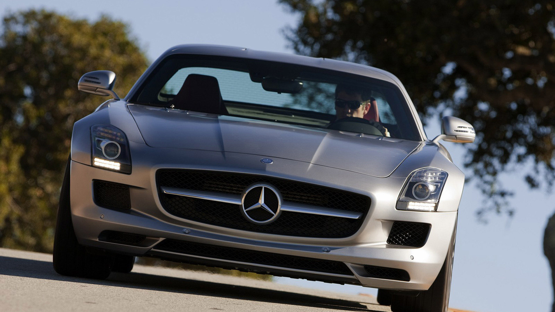 Обои авто, спорткар, mercedes benz sls amg, суперкар, Мерседес АМГ в разрешении 1920x1080