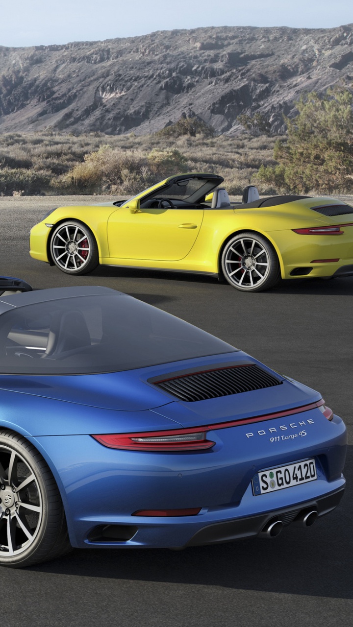 Обои Порше, авто, Кабриолет, Тарга, спорткар в разрешении 720x1280