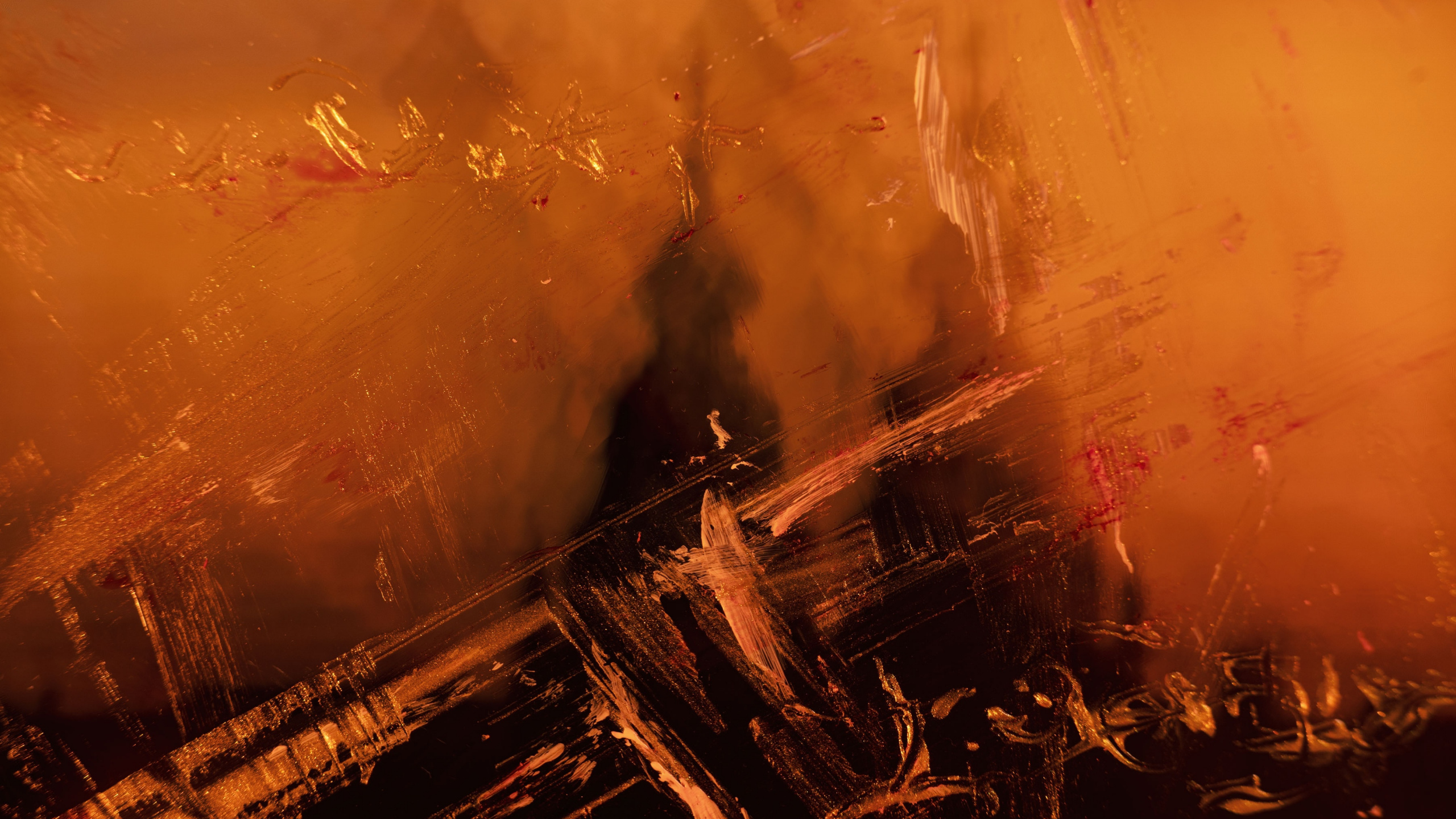 Обои арт, тепло, загрязнение, живопись, атмосфера в разрешении 2560x1440