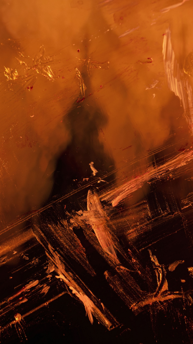 Обои арт, тепло, загрязнение, живопись, атмосфера в разрешении 750x1334