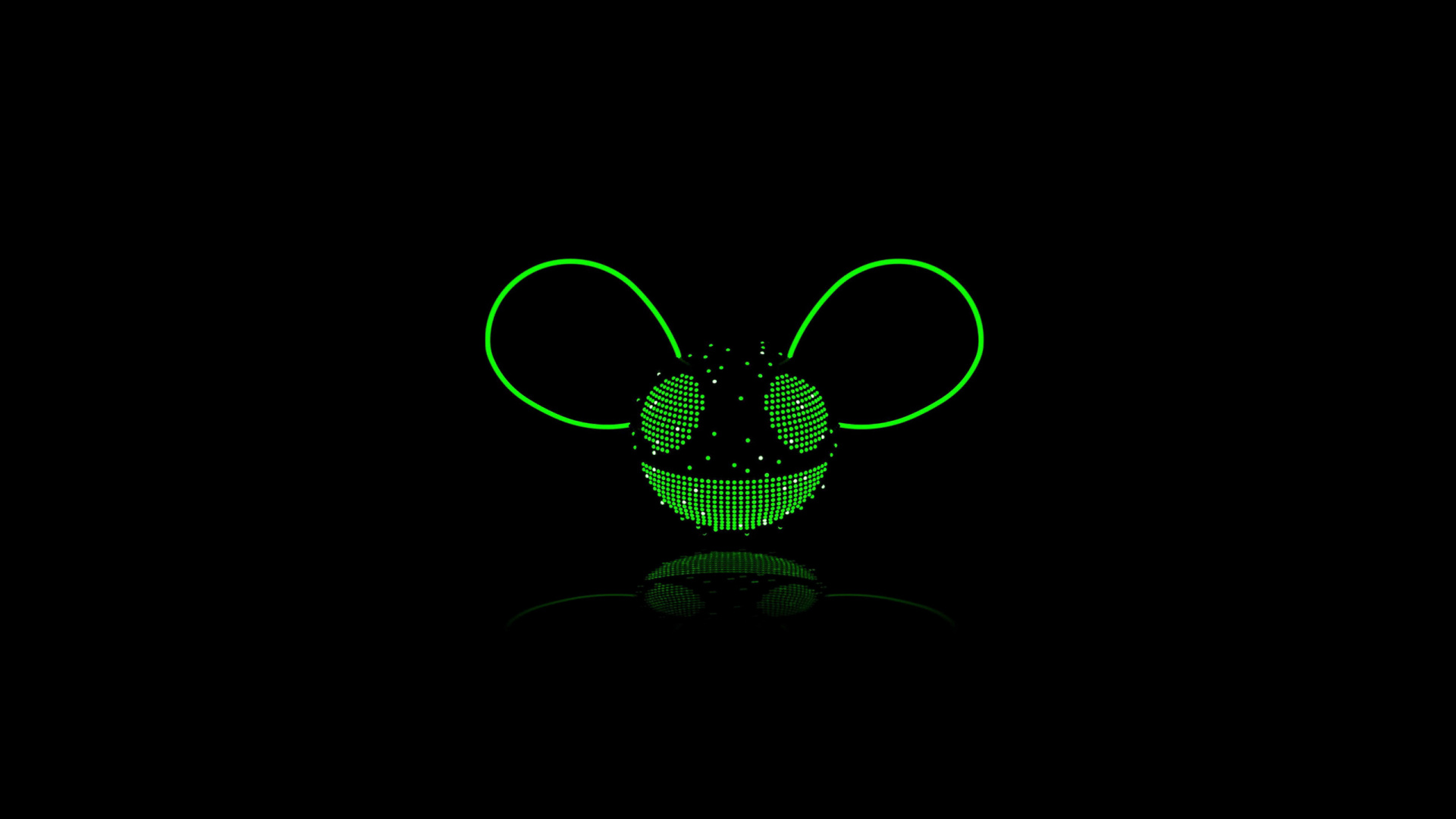 Обои deadmau5 4х4 12, Четыре тысячи четыреста двенадцать, лист, зеленый, черный в разрешении 1920x1080
