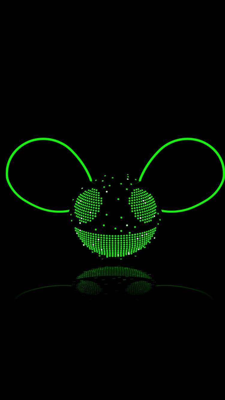 Обои deadmau5 4х4 12, Четыре тысячи четыреста двенадцать, лист, зеленый, черный в разрешении 750x1334
