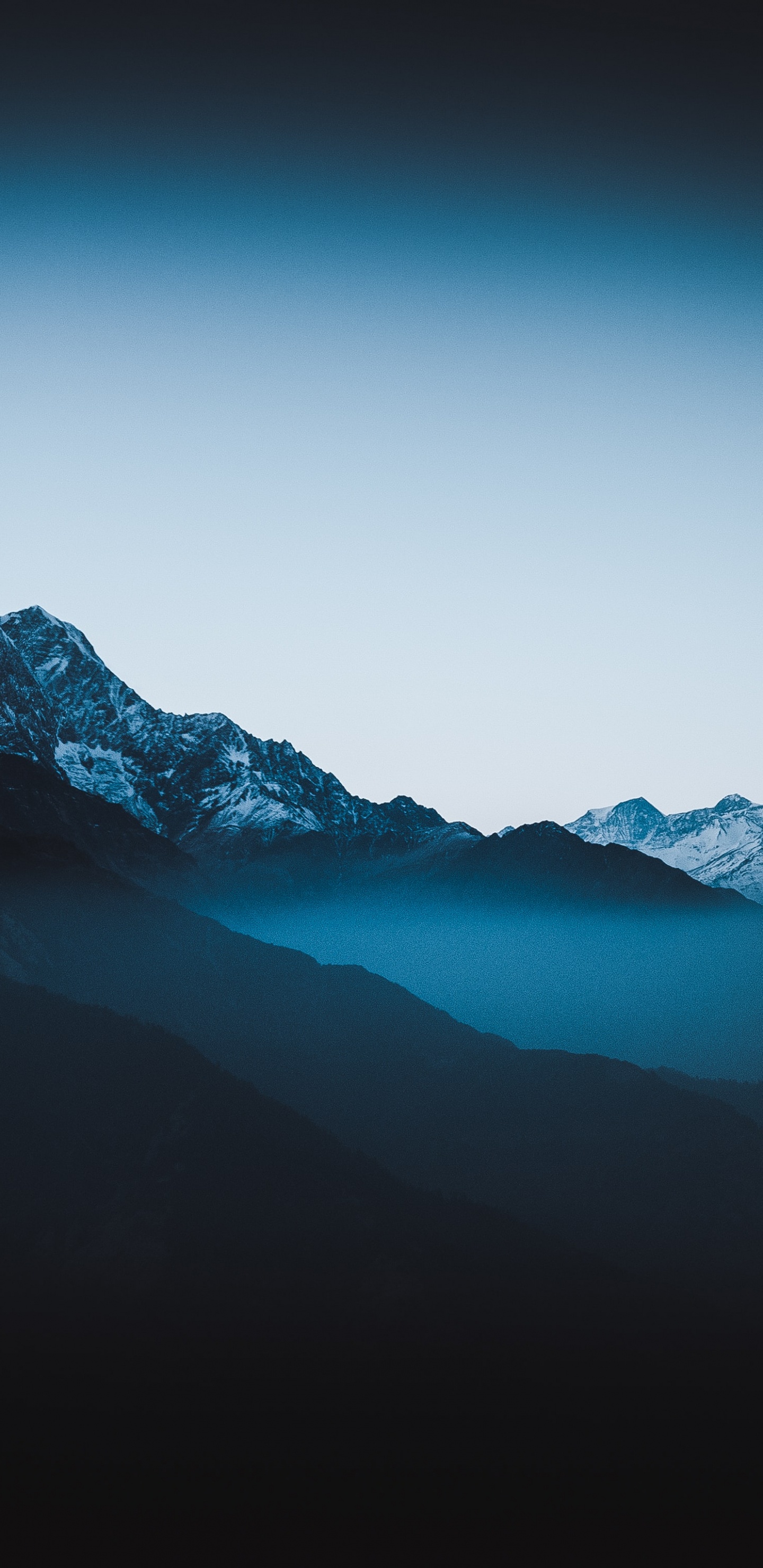 Обои послеобеденные размышления, атмосфера, гора, природный ландшафт, склон в разрешении 1440x2960