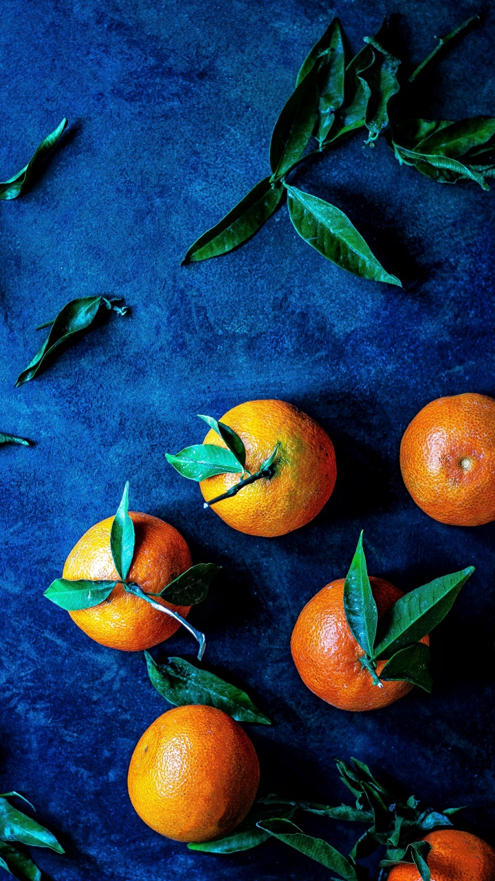 Обои Апельсин, мандарин, фрукты, Клементина, мандариновый в разрешении 720x1280