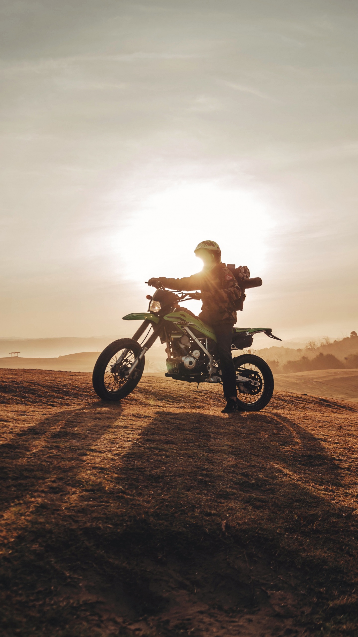 Обои мотоцикл, мотокросс, эндуро, мотоспорт, Фристайл мотокросс в разрешении 1440x2560