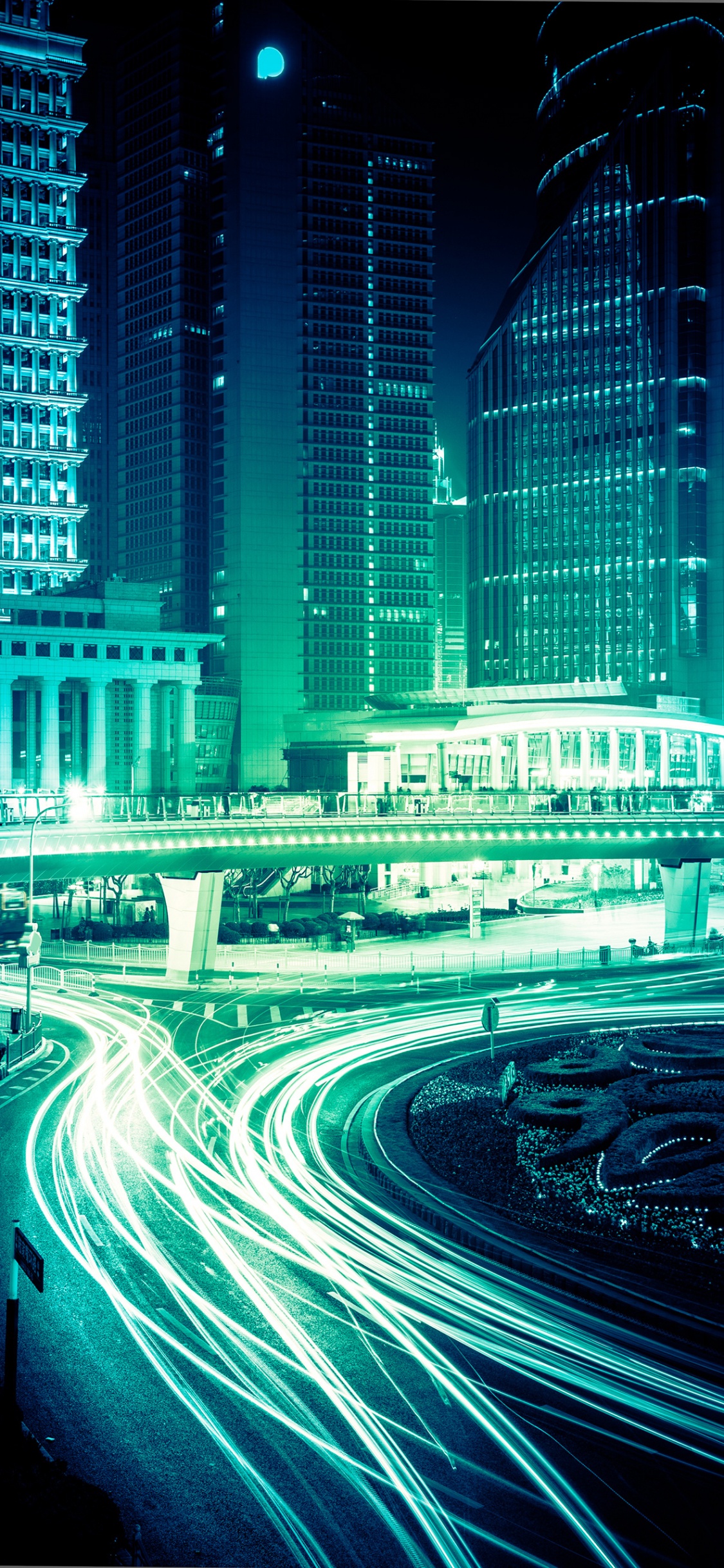 Обои сеть доставки контента, Tata Communications, здание, уличный фонарь, небоскреб в разрешении 1125x2436