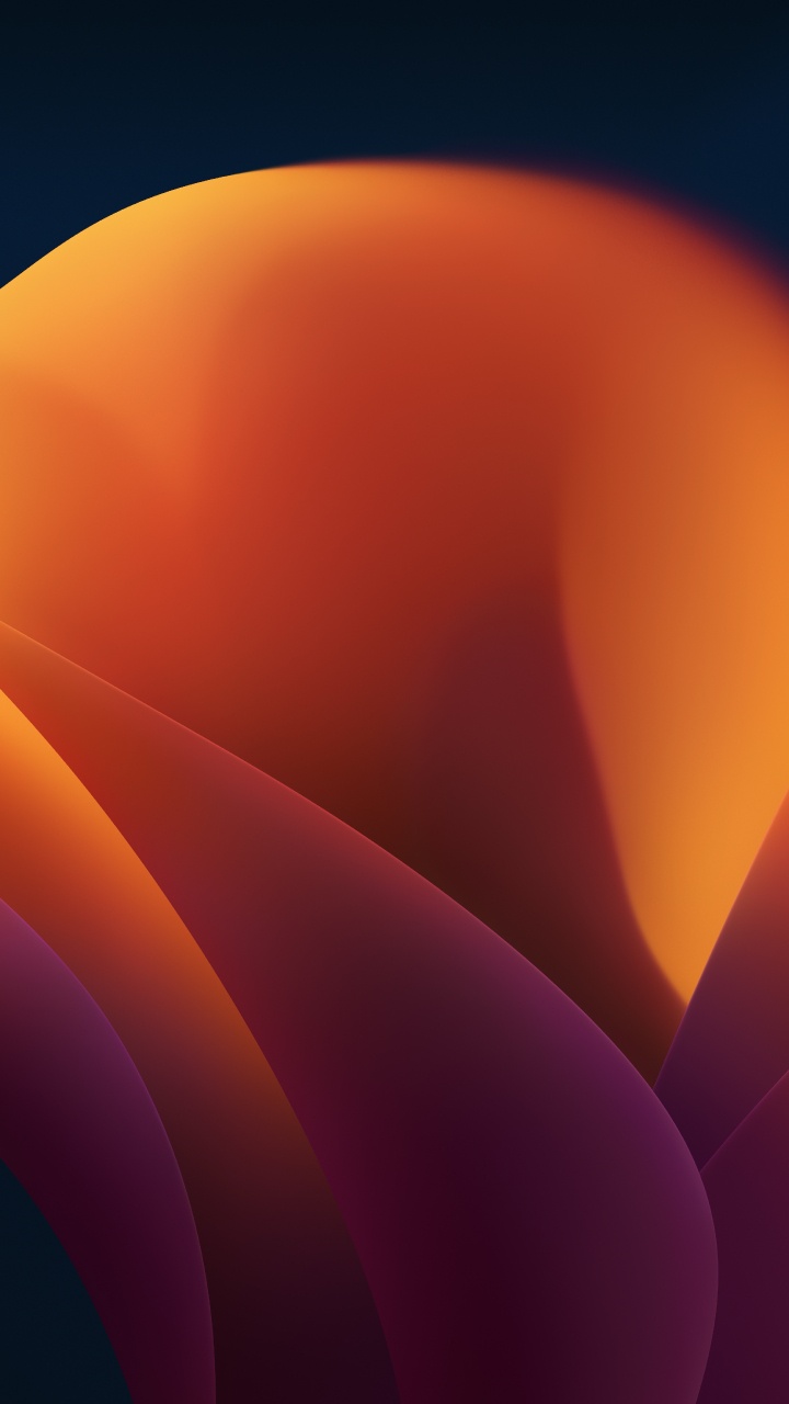 Обои macOS 13 – Official Stock Wallpaper | Dark в разрешении 720x1280