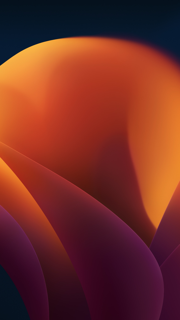 Обои macOS 13 – Official Stock Wallpaper | Dark в разрешении 750x1334
