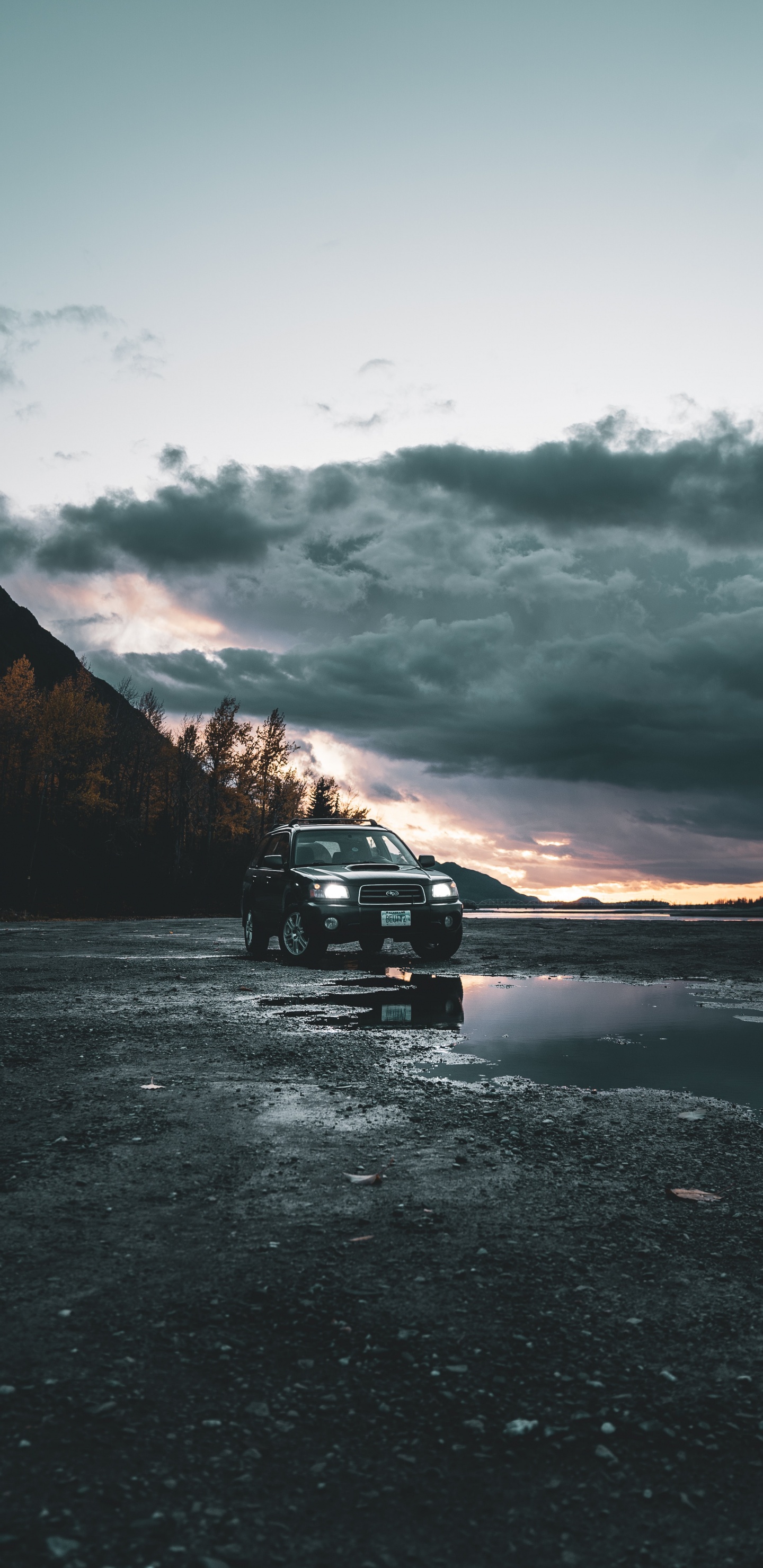 Обои звук, горизонт, океан, вода, вход в разрешении 1440x2960