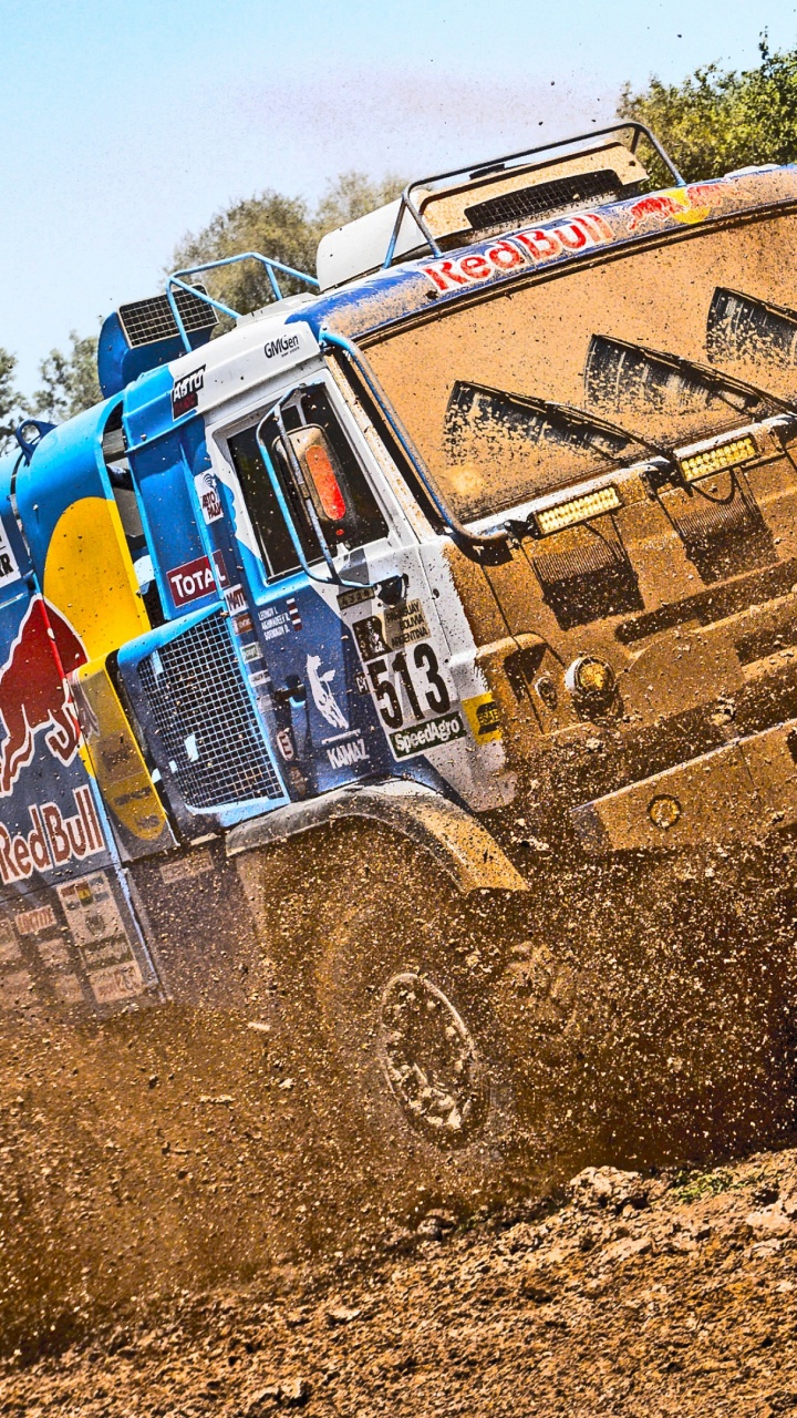 Обои Ралли Дакар 2018, сплочение, Офф-роуд, почва, песок в разрешении 720x1280