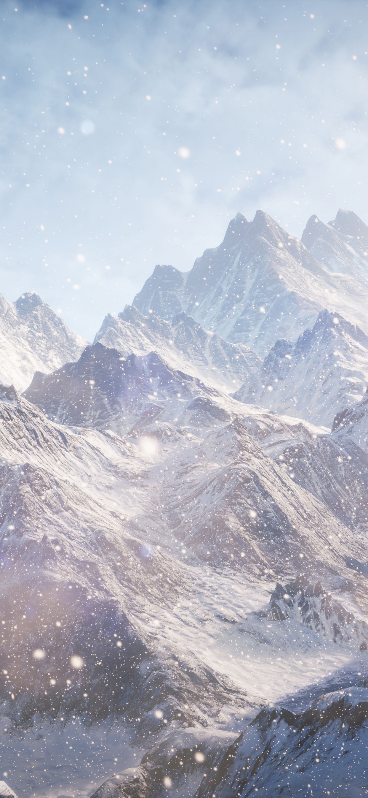 Обои горный рельеф, гора, горный хребет, Альпы, массив в разрешении 1242x2688