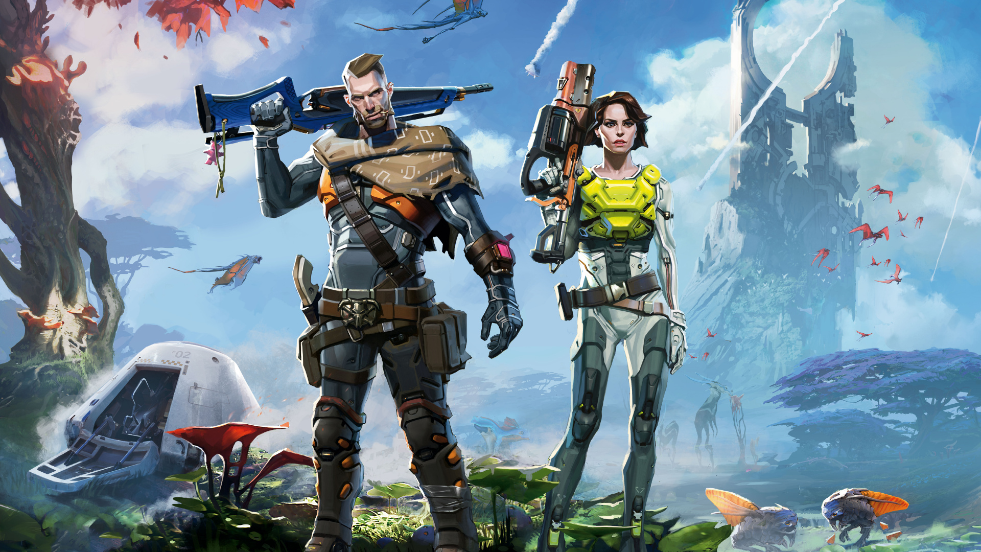 Обои игровой цикл, стратегии видео игры, компьютерная игра, игры, меха в разрешении 1920x1080