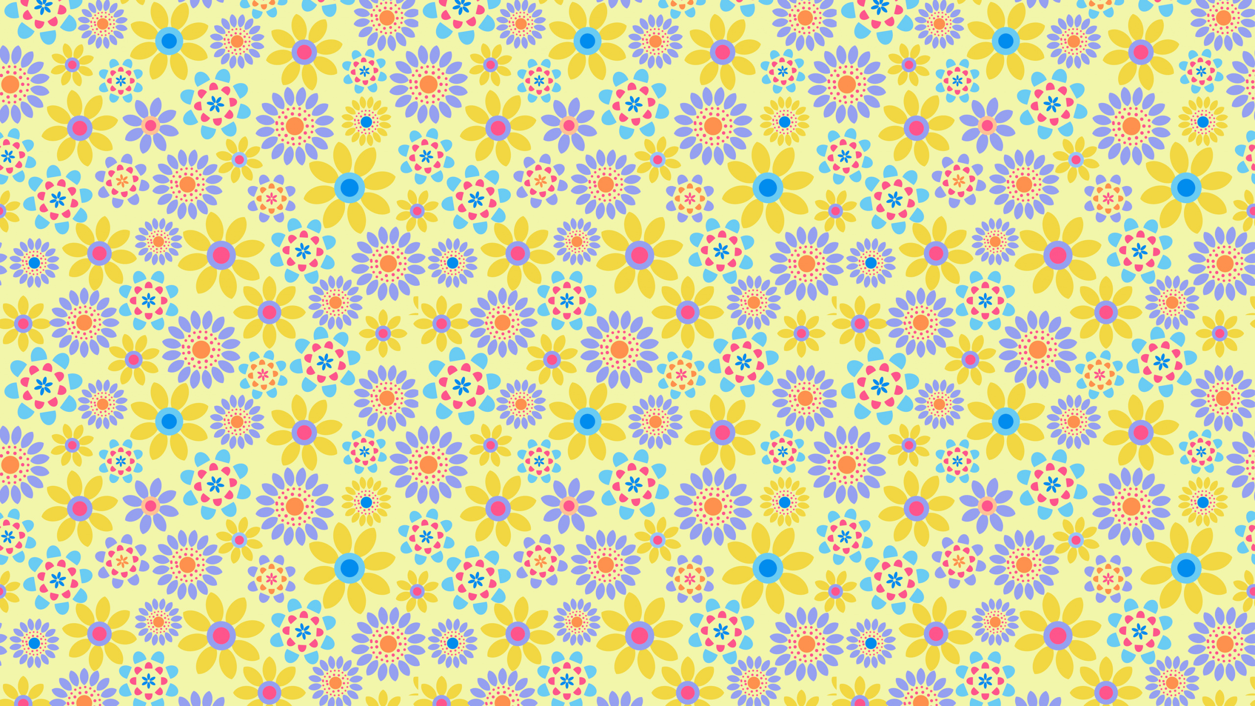 Обои векторная графика, текстура, желтый, узор, ткань в разрешении 2560x1440