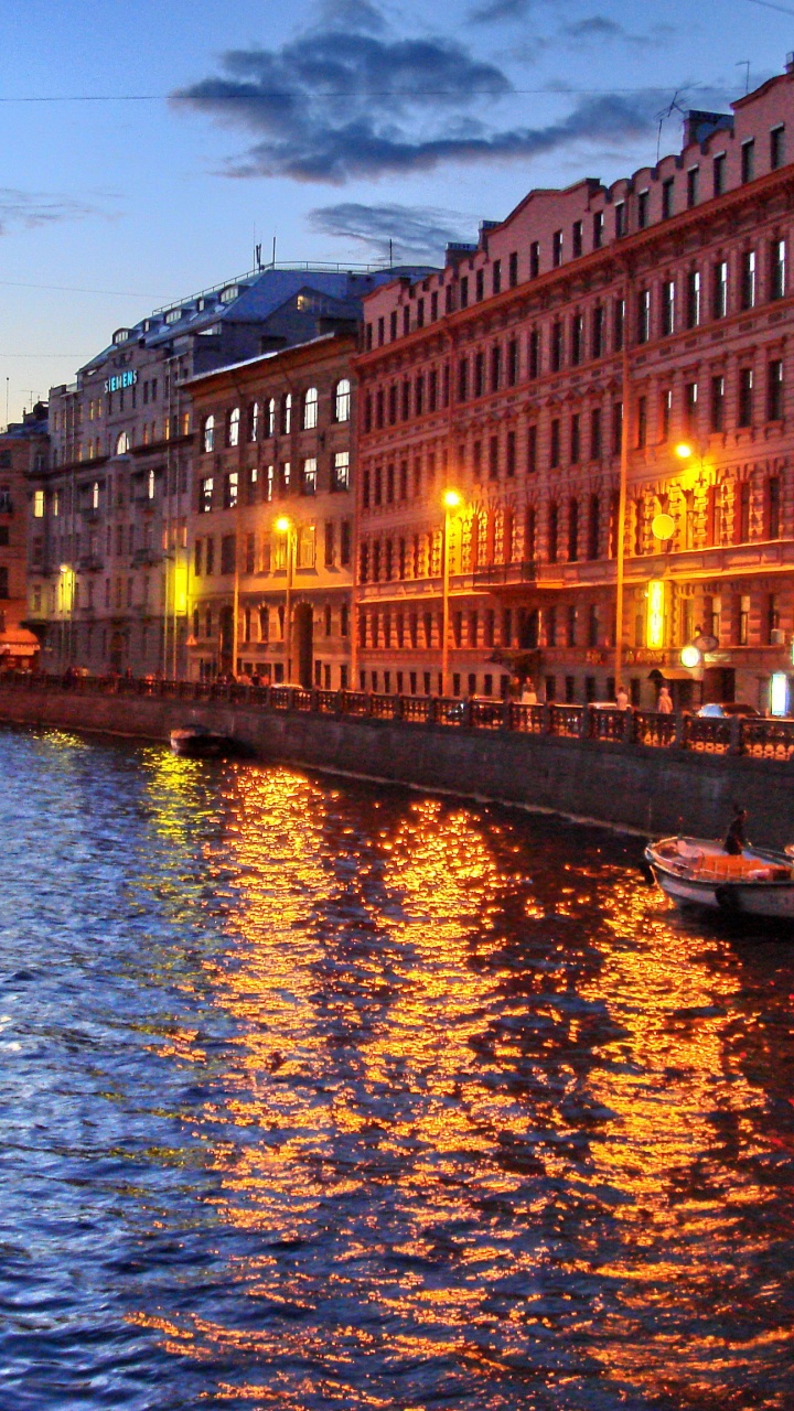 Обои Нева, реки, канал, водоем, водный путь в разрешении 720x1280