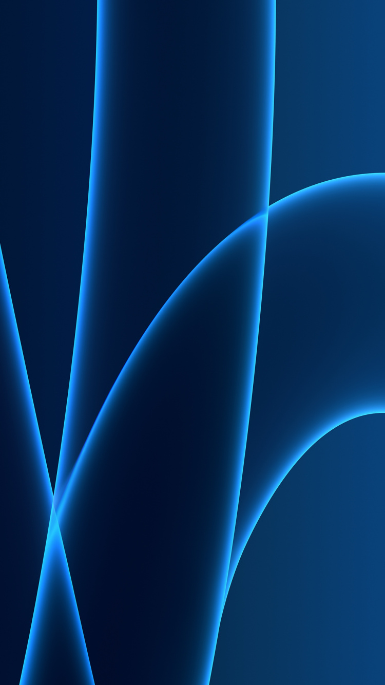 Обои Dark blue iMac color matching wallpaper for iPhone в разрешении 750x1334