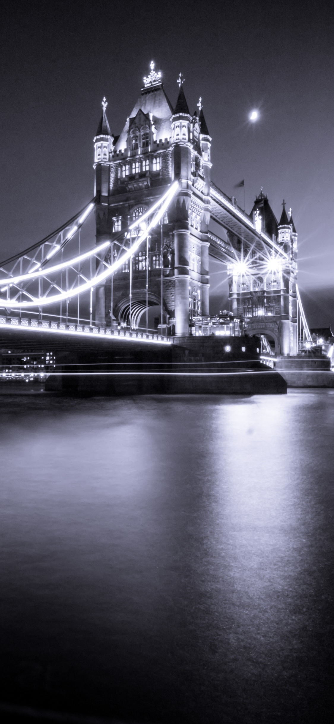 Обои тауэрский мост, лондонский Тауэр, река темза, подвесной мост, мост в разрешении 1125x2436