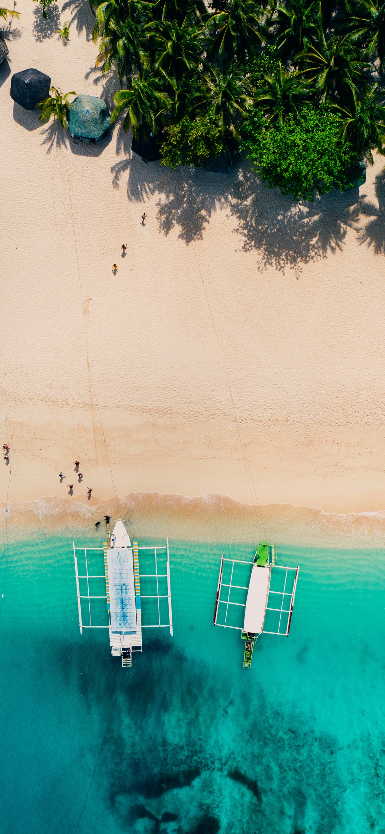 Обои море, вода, зеленый, синий, лазурный в разрешении 1242x2688