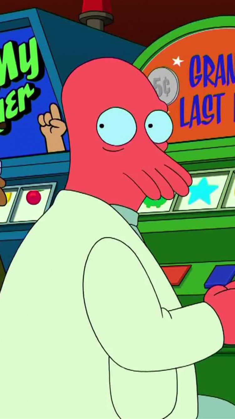 Обои Зойдберг, мультфильм, иллюстрация, мультик, игры в разрешении 750x1334