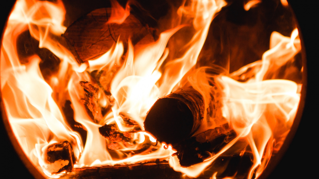Обои пламя, огонь, тепло, событие, газ в разрешении 1280x720