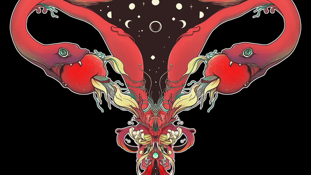 Обои символ, наука, химия, голова, человеческое тело в разрешении 1280x720