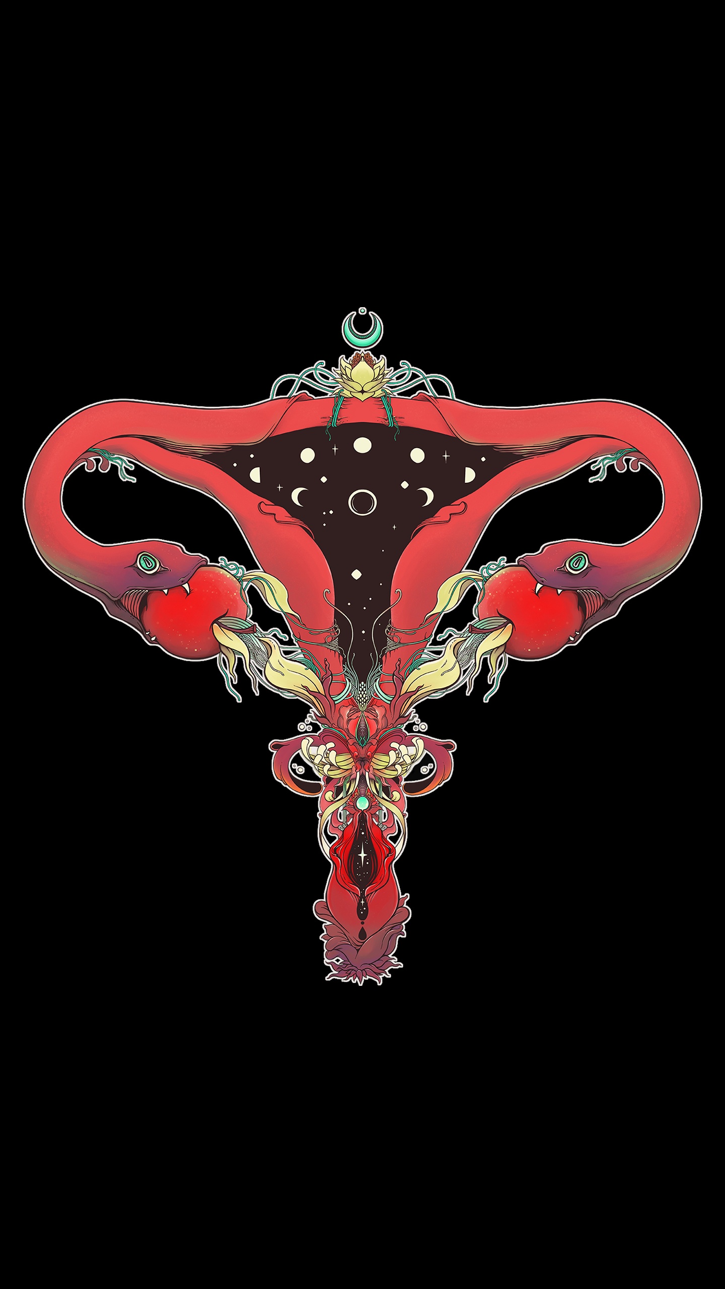 Обои символ, наука, химия, голова, человеческое тело в разрешении 1440x2560