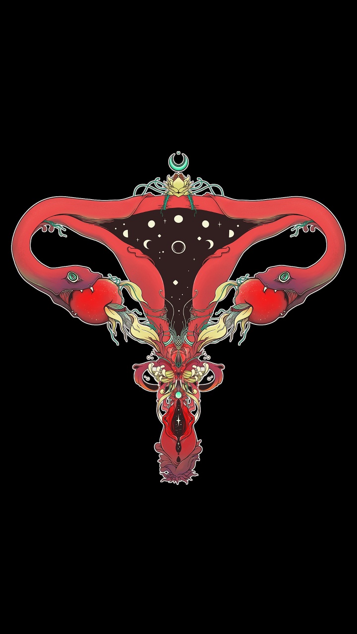 Обои символ, наука, химия, голова, человеческое тело в разрешении 720x1280