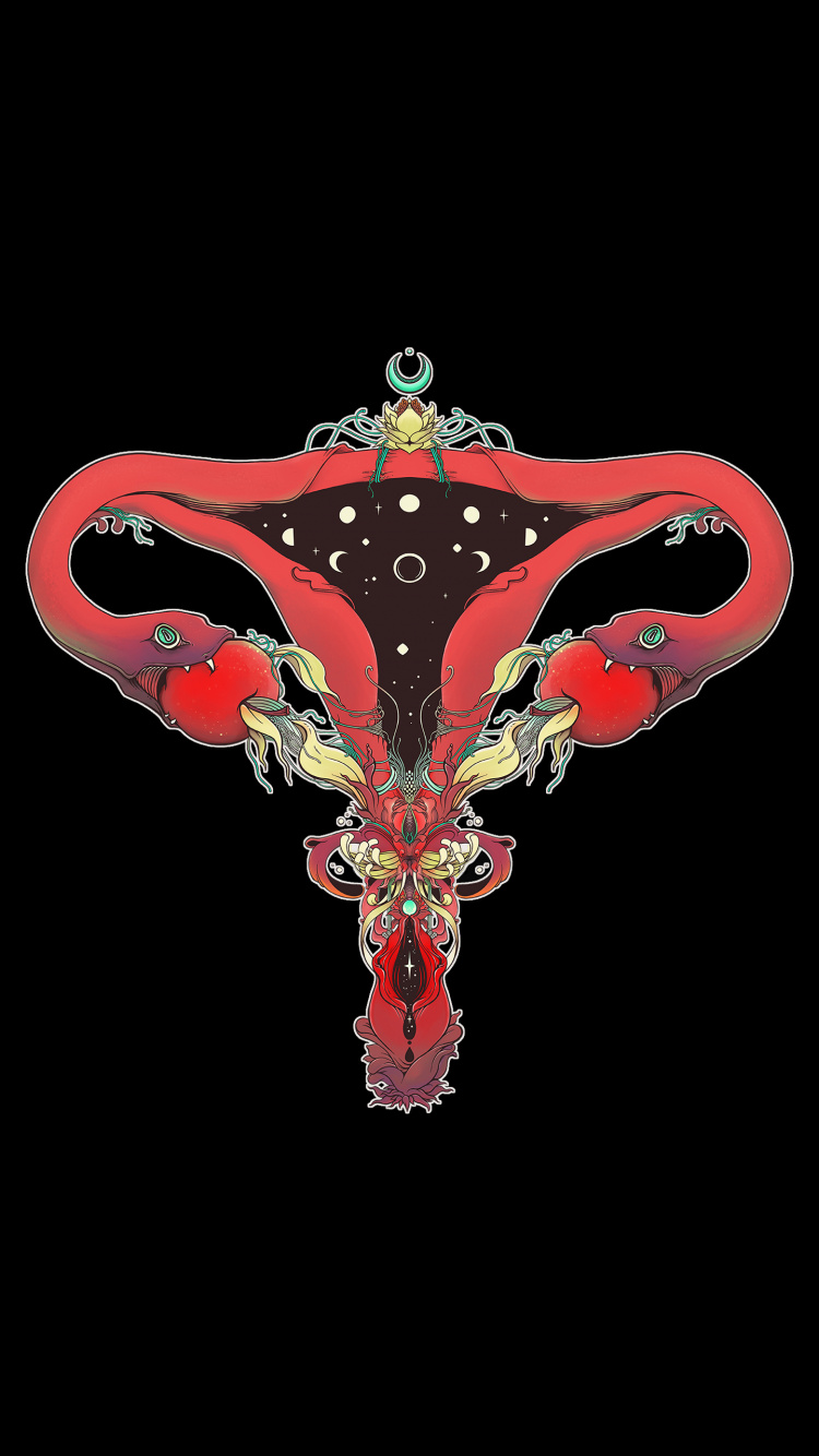 Обои символ, наука, химия, голова, человеческое тело в разрешении 750x1334