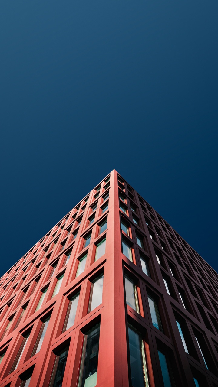 Обои эффект глубины, смартфон, ios, здание, небоскреб в разрешении 720x1280