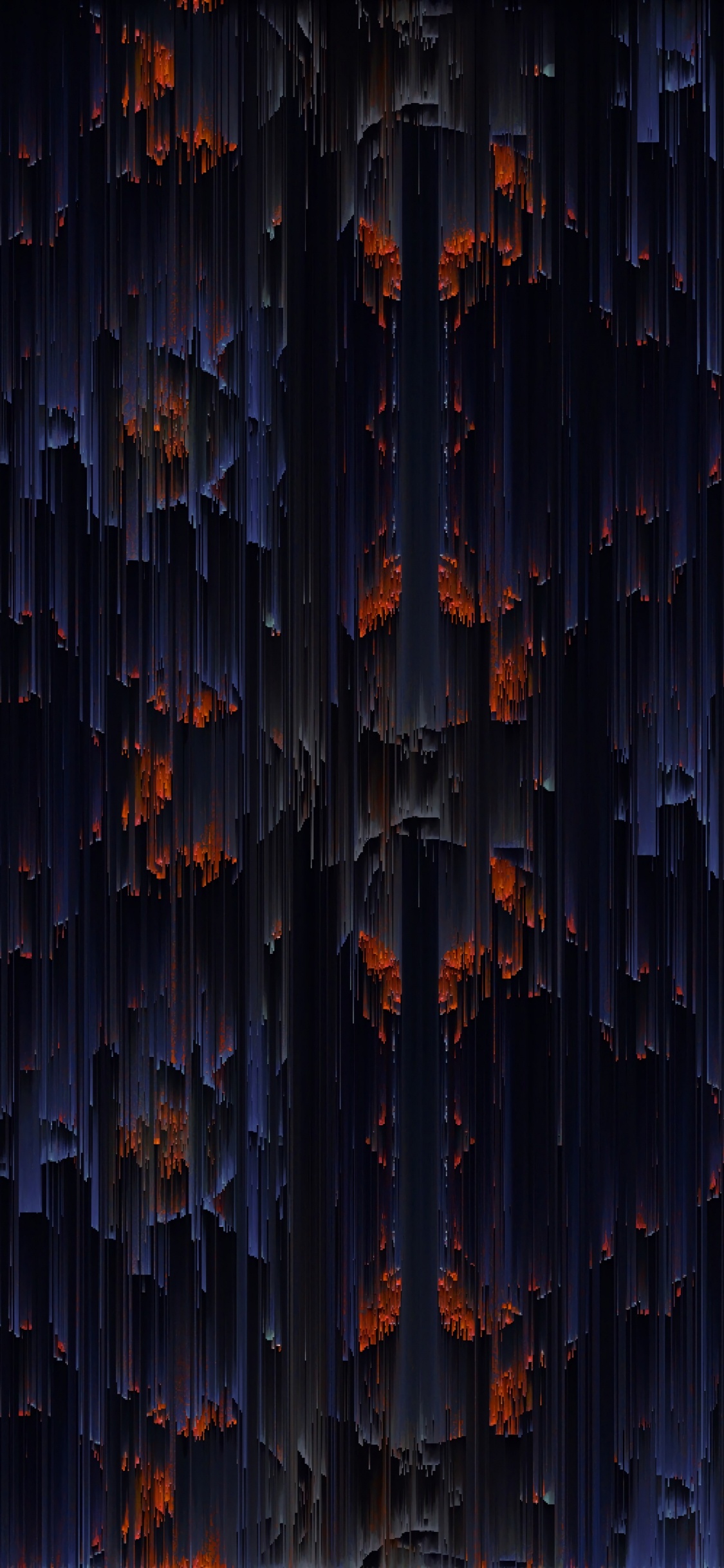 Обои синий, свет, Апельсин, линия, древесина в разрешении 1125x2436