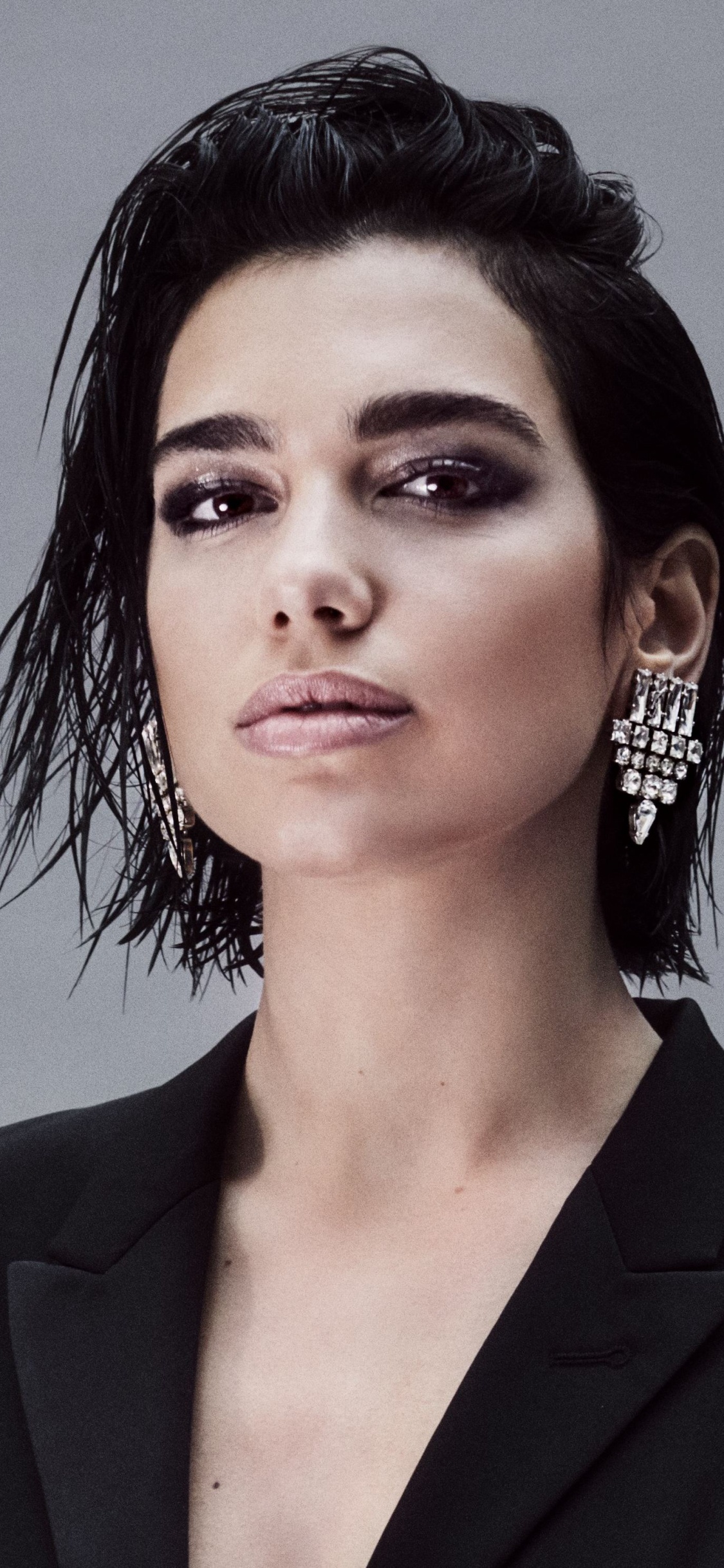 Обои Dua Lipa, волосы, лицо, бровь, красота в разрешении 1125x2436