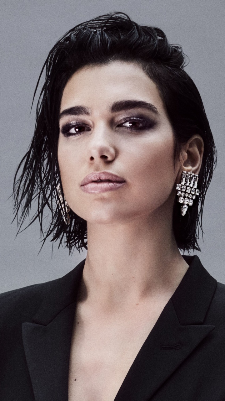Обои Dua Lipa, волосы, лицо, бровь, красота в разрешении 720x1280