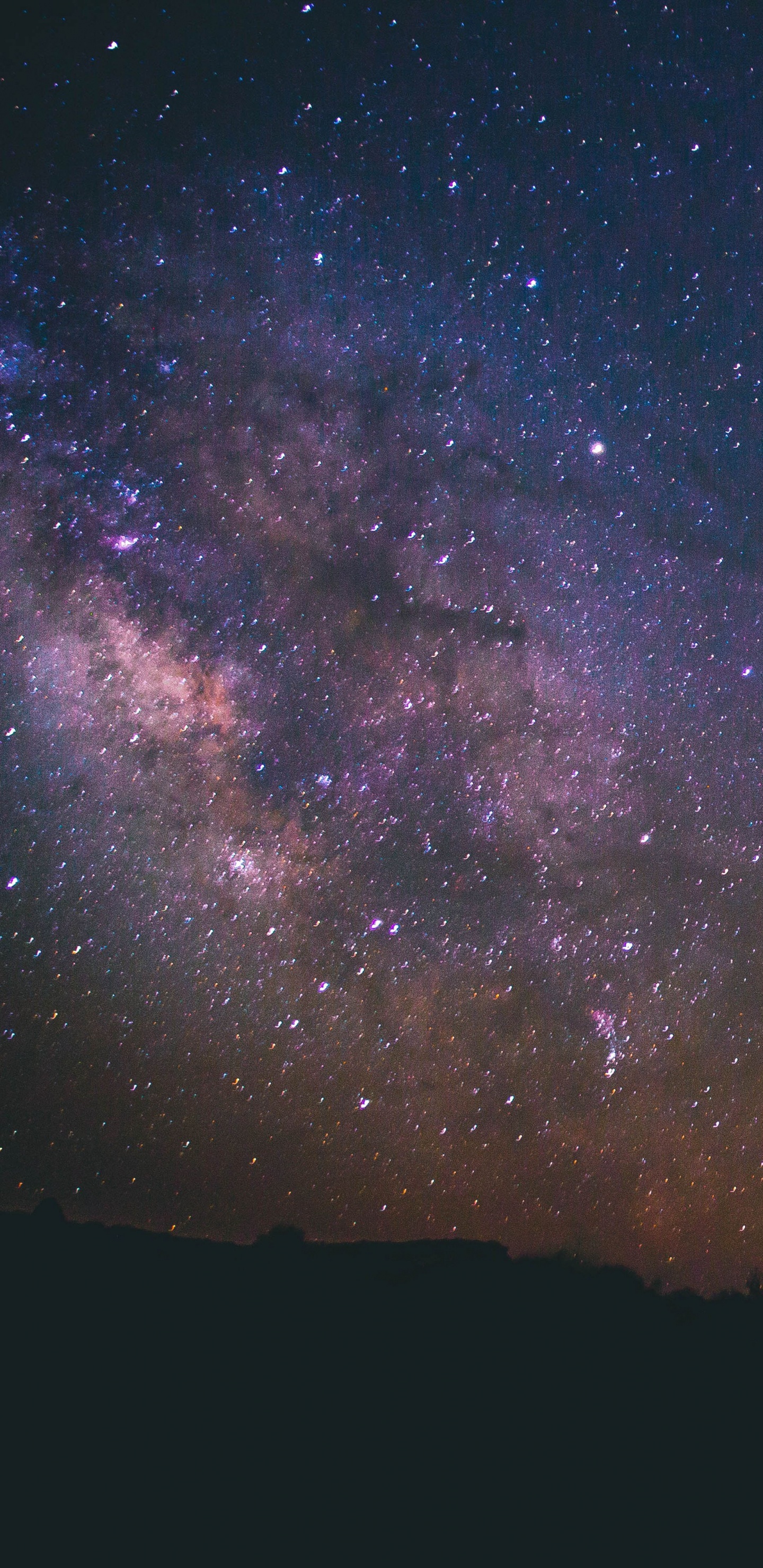 Обои правый ключ, атмосфера, пурпур, астрономический объект, Галактика в разрешении 1440x2960