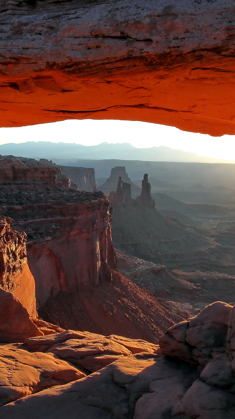 Обои каньон, национальный парк, обрыв, формирование, рок в разрешении 750x1334