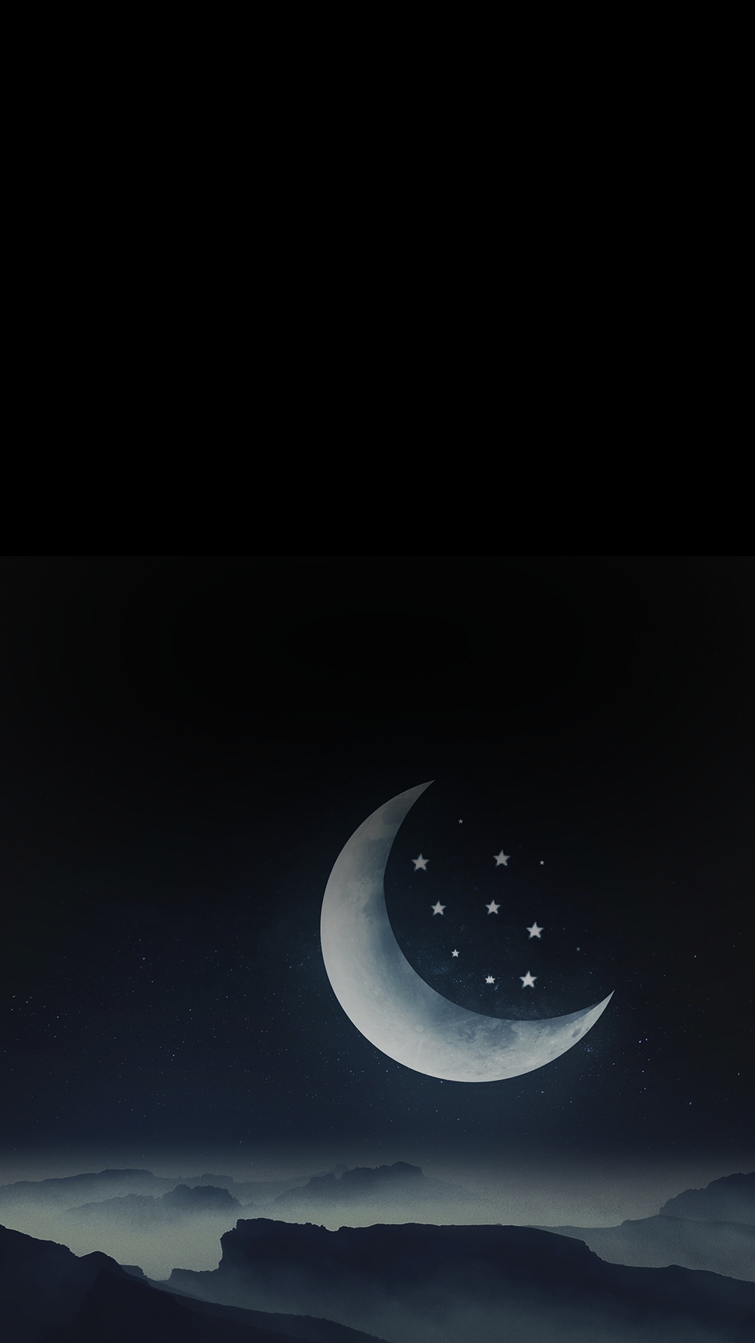 Обои луна, лунное затмение, Jerete, окружающая среда, атмосфера в разрешении 1080x1920