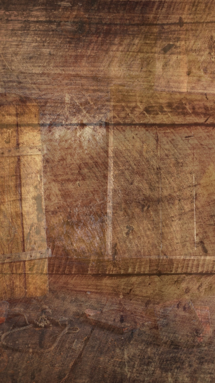 Обои древесина, коричневый цвет, твердая древесина, планка, морилка в разрешении 750x1334