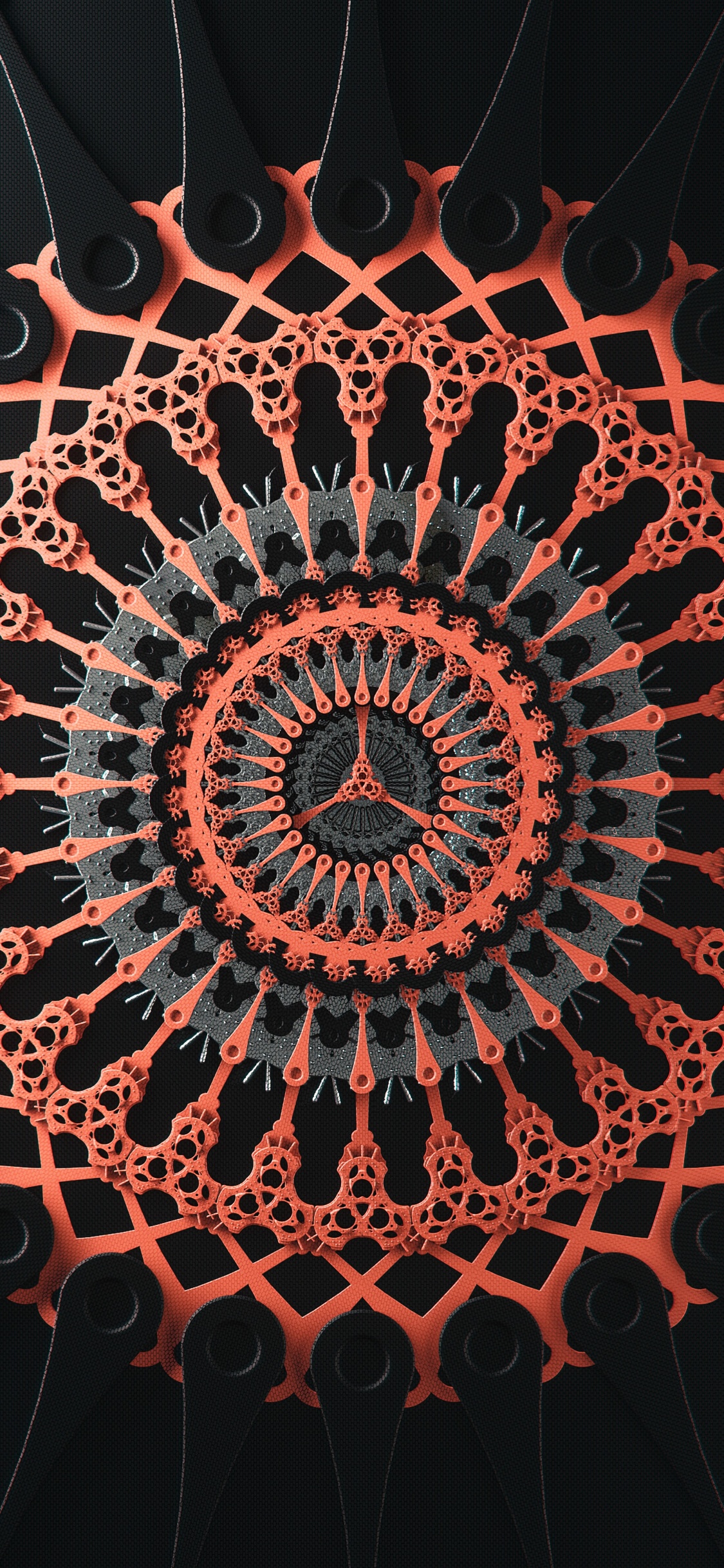 Обои вязание крючком, узор, ткань, арт, кружево в разрешении 1125x2436