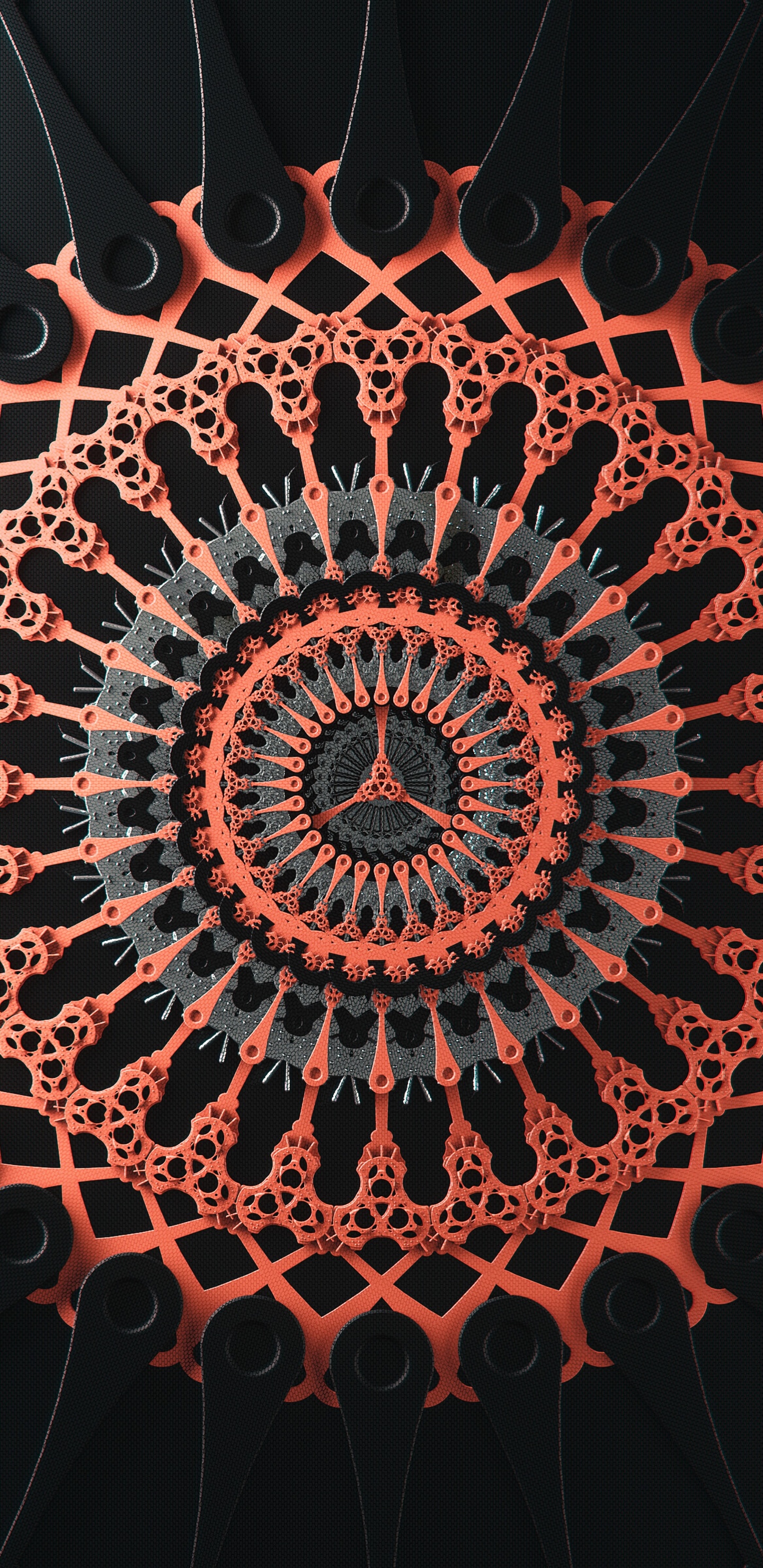 Обои вязание крючком, узор, ткань, арт, кружево в разрешении 1440x2960