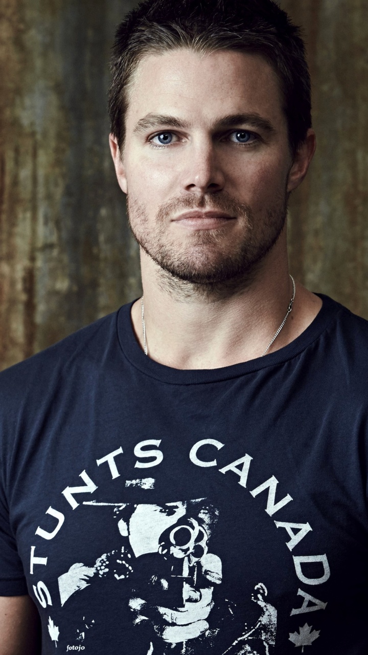 Обои Стивен амелл, Оливер Куин, стрелка, подбородок, волосы на лице в разрешении 720x1280