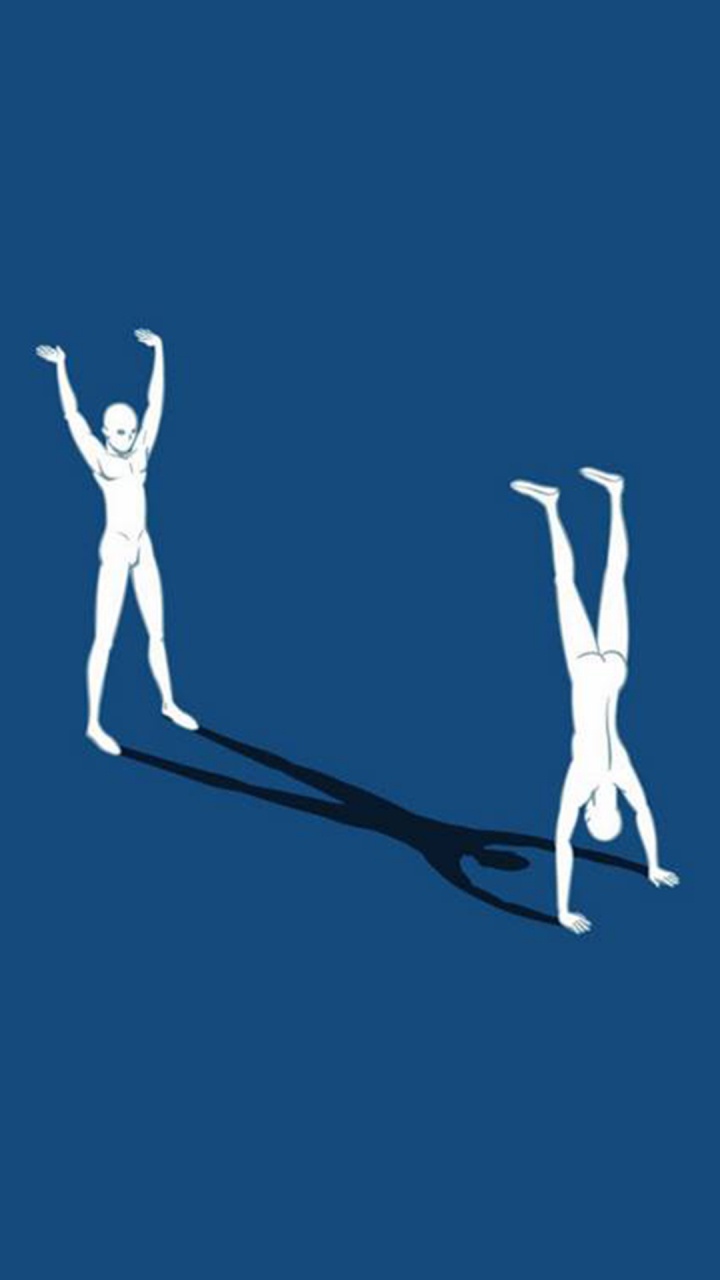 Обои чау хон лам, отрицательное пространство, иллюстрация, дизайн, графика в разрешении 720x1280