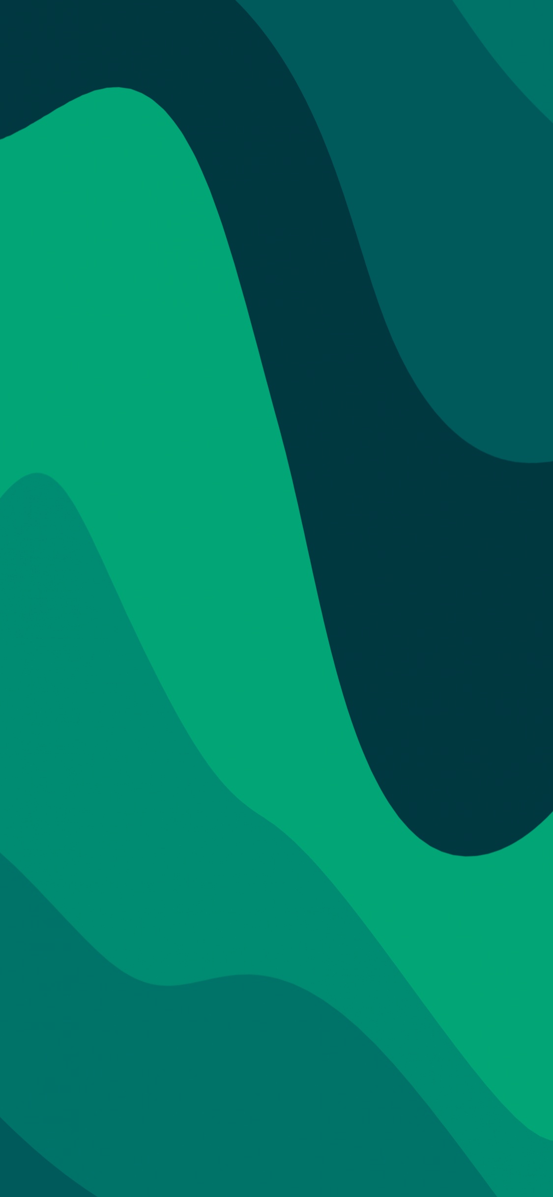 Обои лазурный, жест, растение, склон, Аква в разрешении 1125x2436