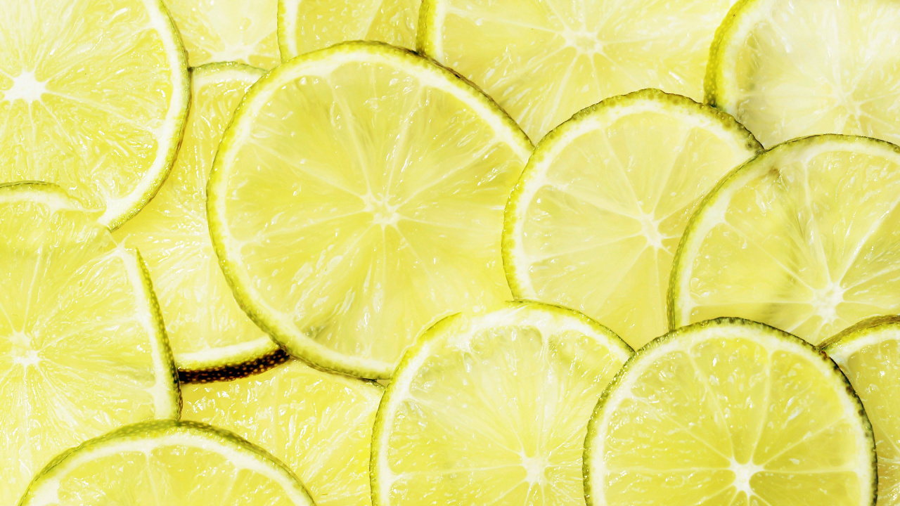 Обои известь, лимон, фрукты, цитрус, лайм в разрешении 1280x720