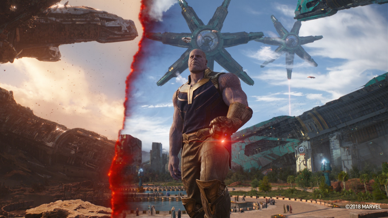 Обои Танос, человек-паук, Доктор Стрэндж, Железный человек, marvel в разрешении 1280x720