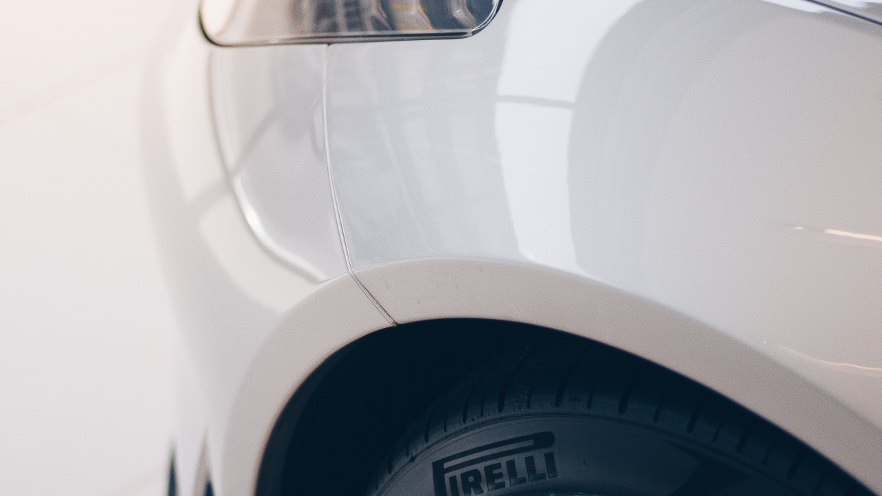 Обои шина, обод, белые, колесо, Литые диски в разрешении 1280x720