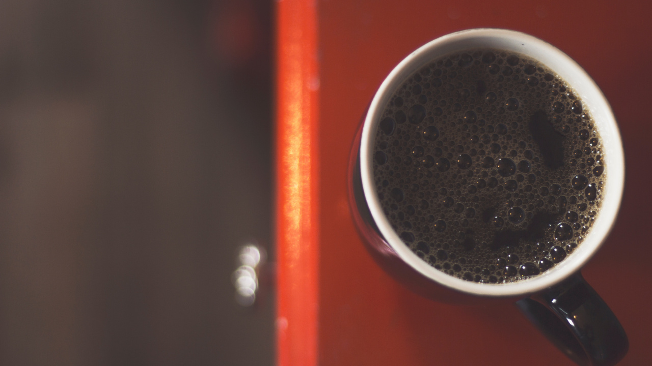 Обои напиток, кофе, кофейная чашка, кружка, чашка в разрешении 1280x720