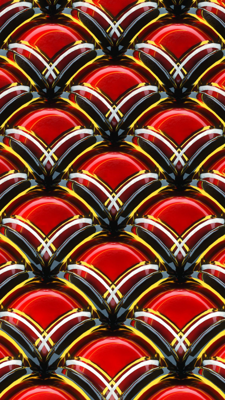 Обои текстура, узор, красный цвет, дизайн, ткань в разрешении 750x1334